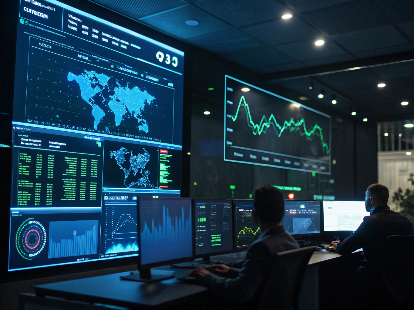 AI-driven data layer security and threat monitoring dashboard