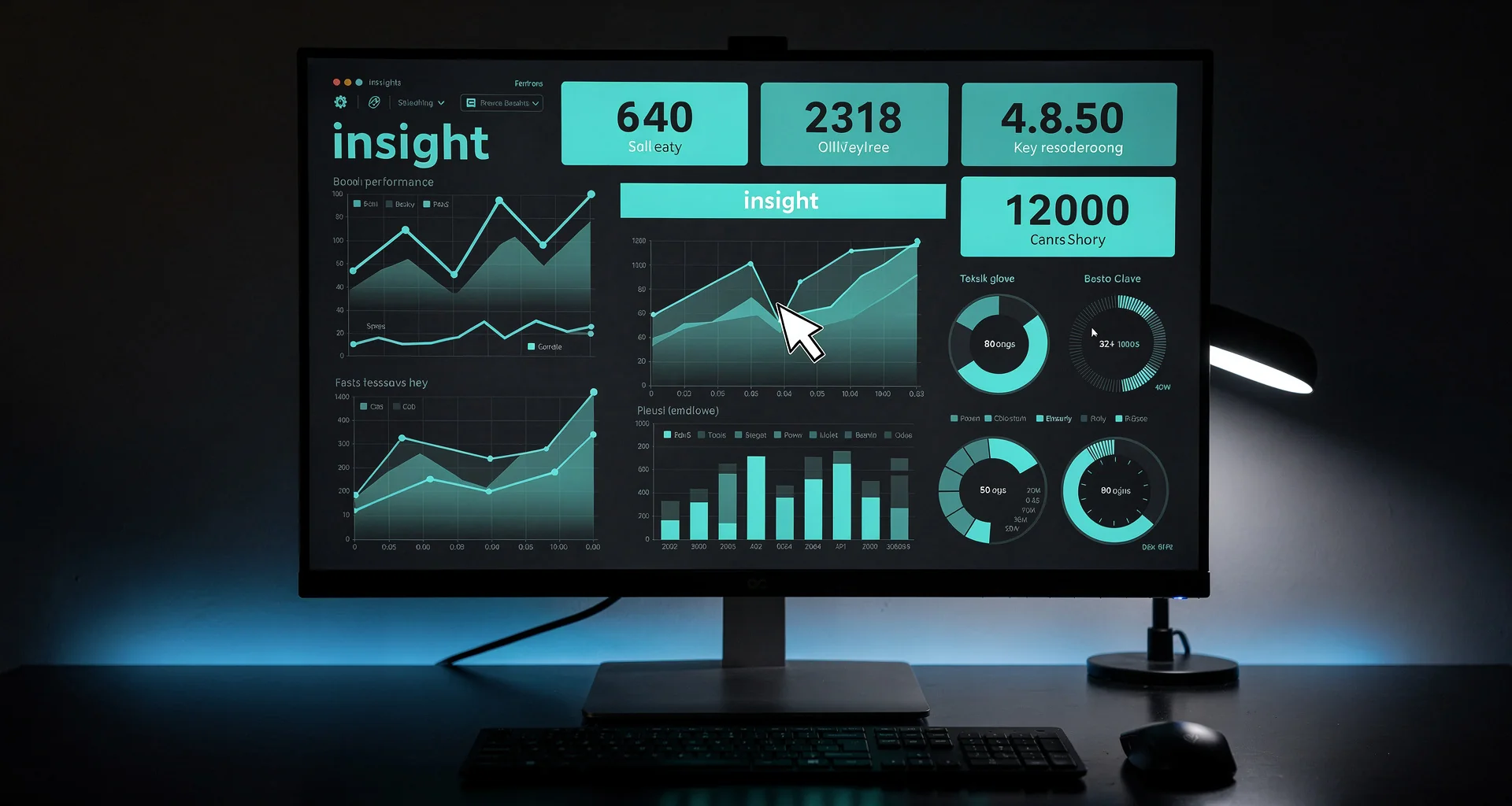AI search engine optimization dashboard displaying generative engine citations and organic ranking analytics