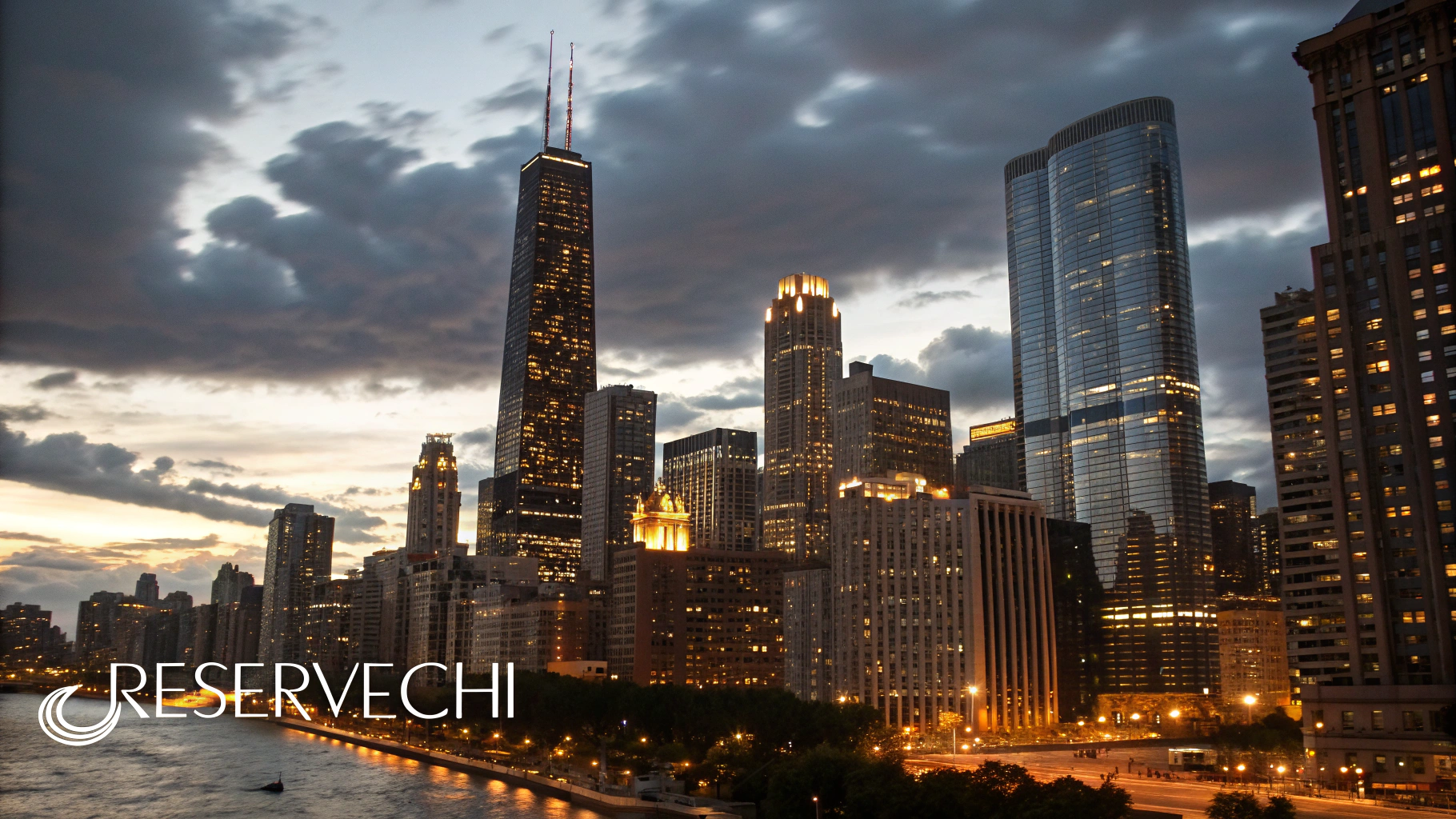 Chicago skyline and local SEO map coverage visual