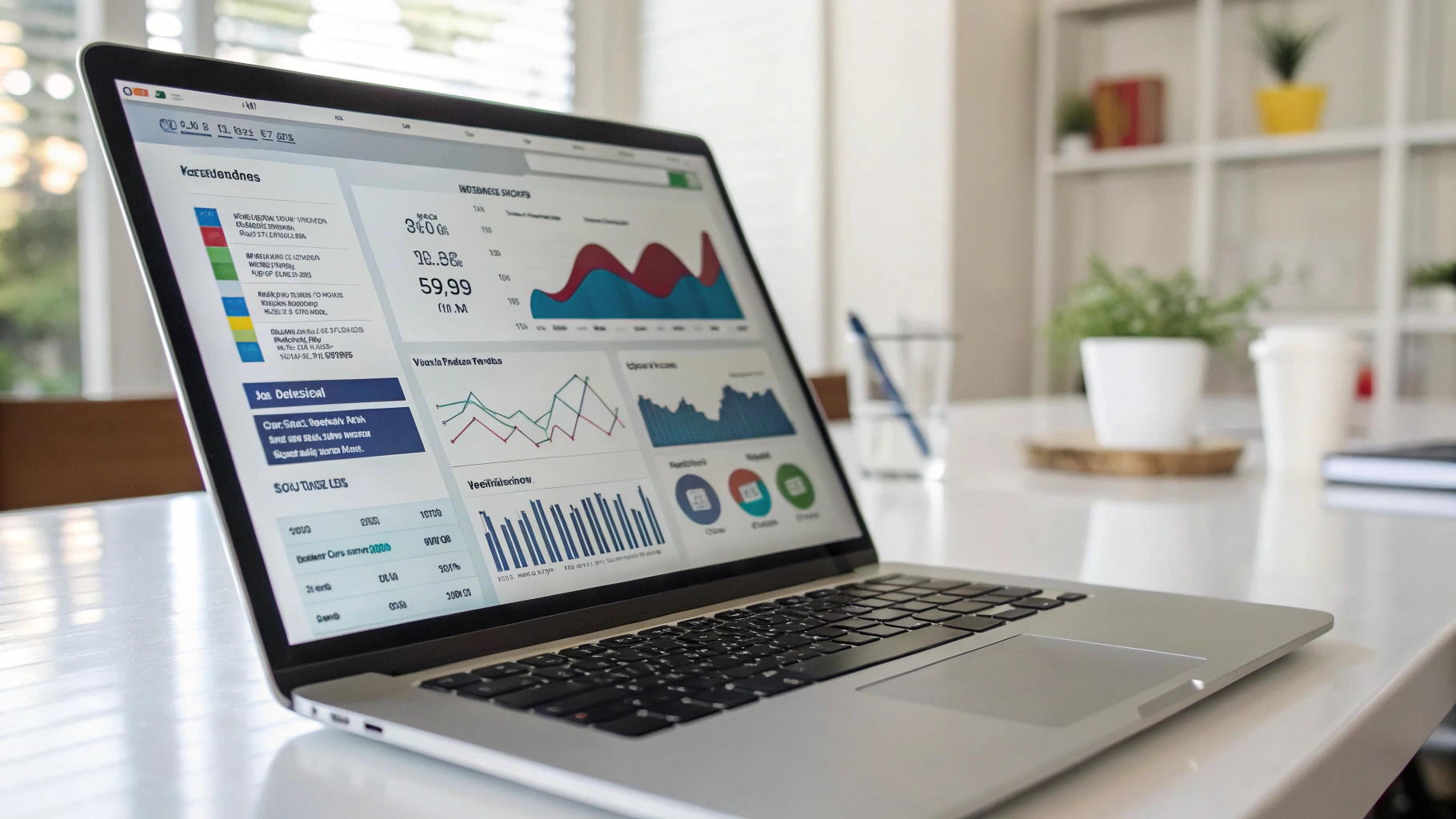 Connected TV programmatic advertising dashboard overview