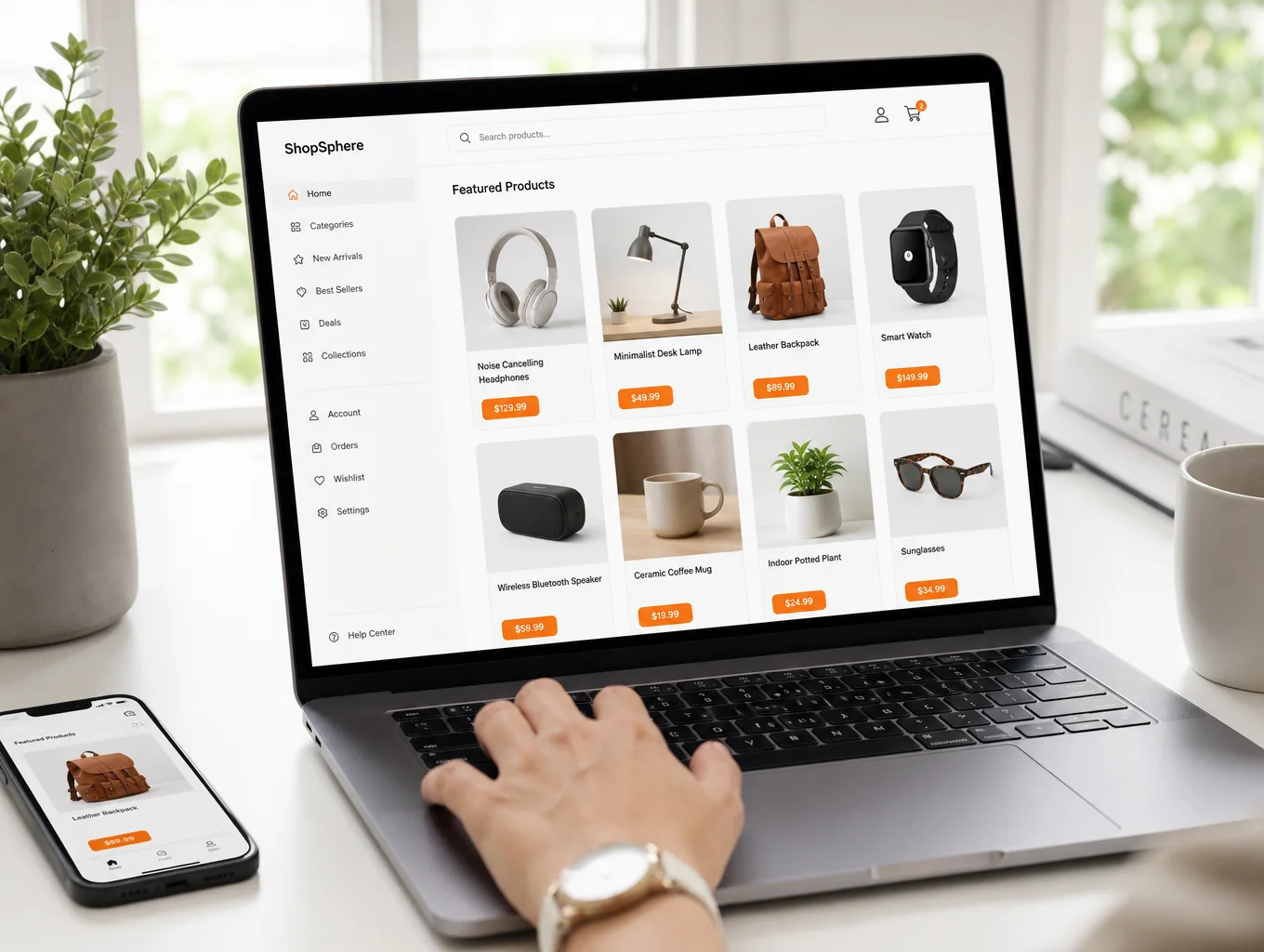 Ecommerce website design conversion-optimized online store