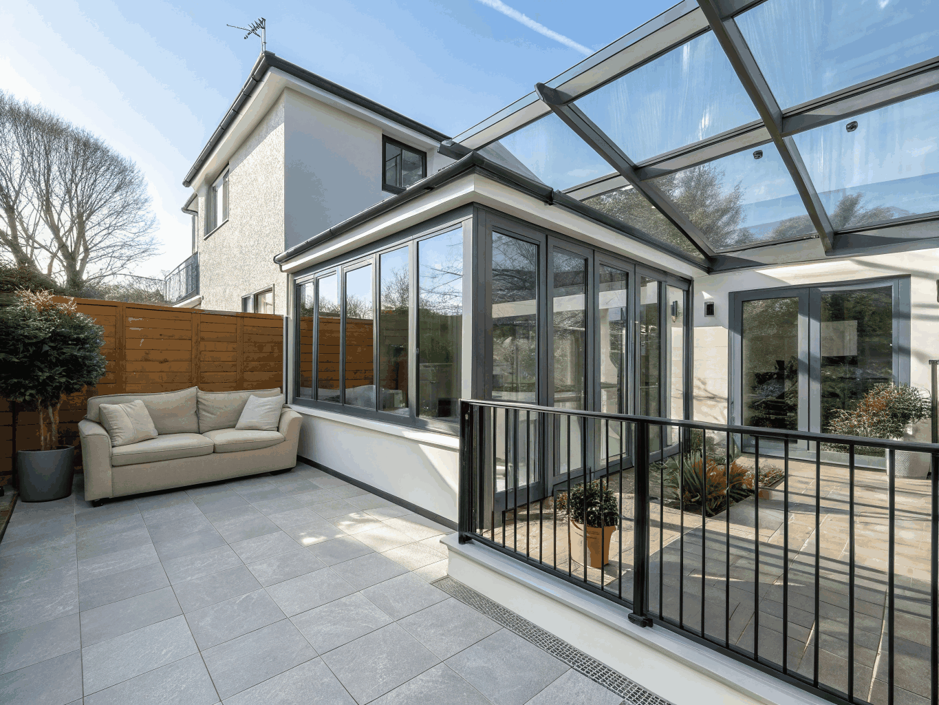 Four Seasons Sunrooms outdoor living website design screenshot