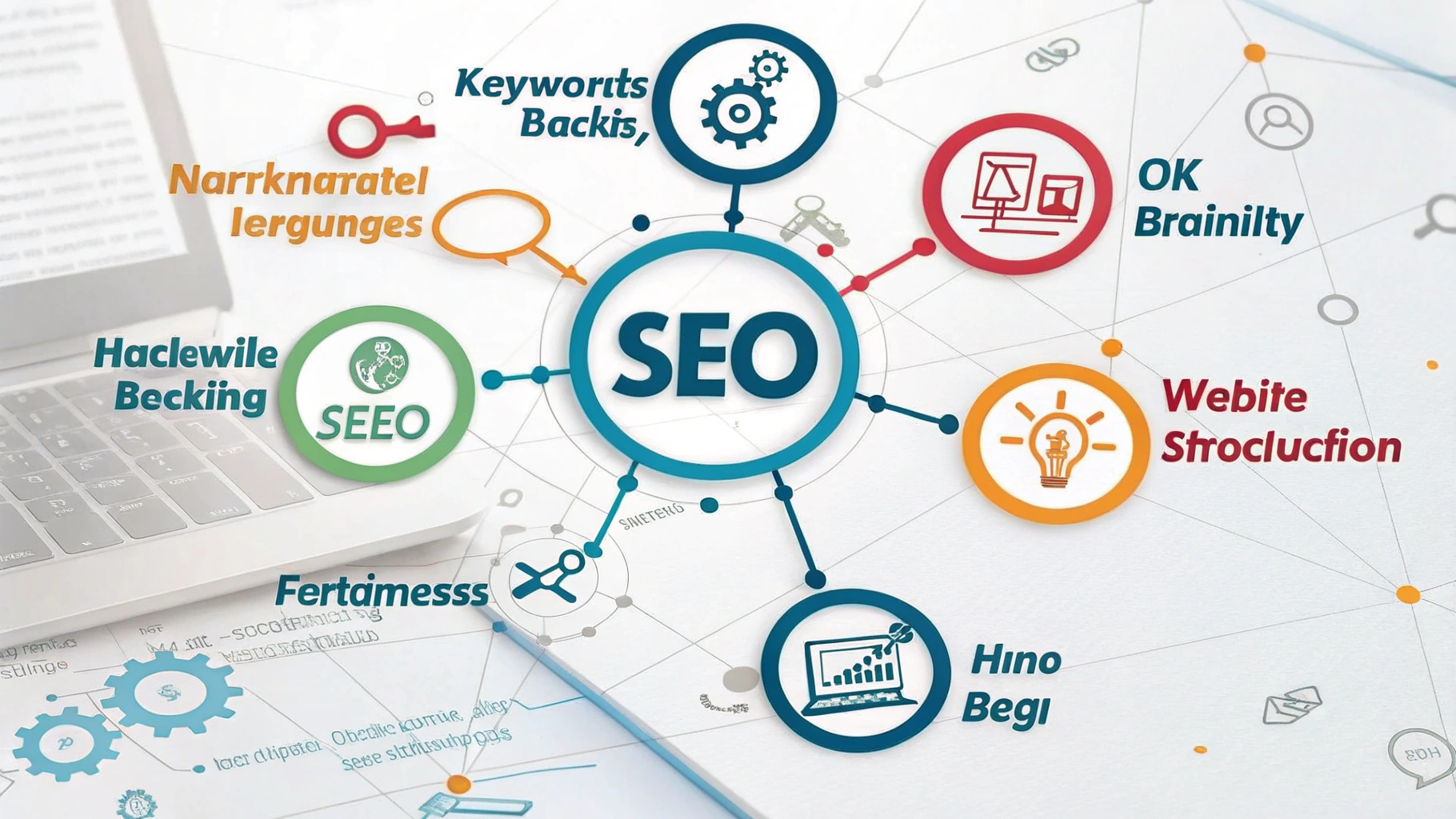 Global search engine optimization and hreflang architecture diagram