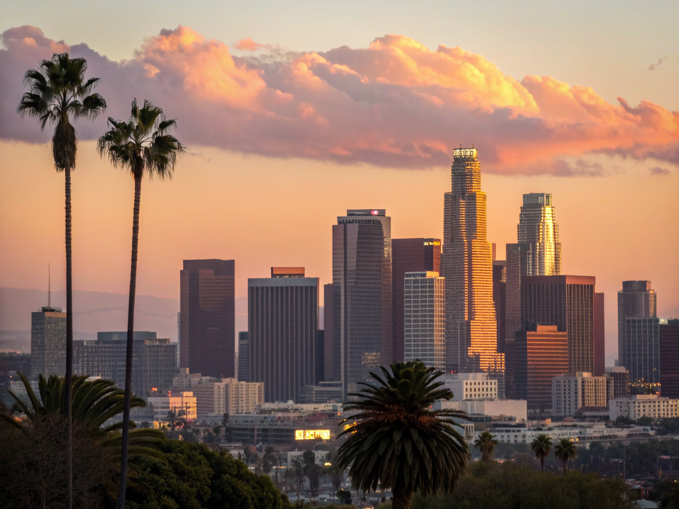 Los Angeles skyline local SEO search rankings