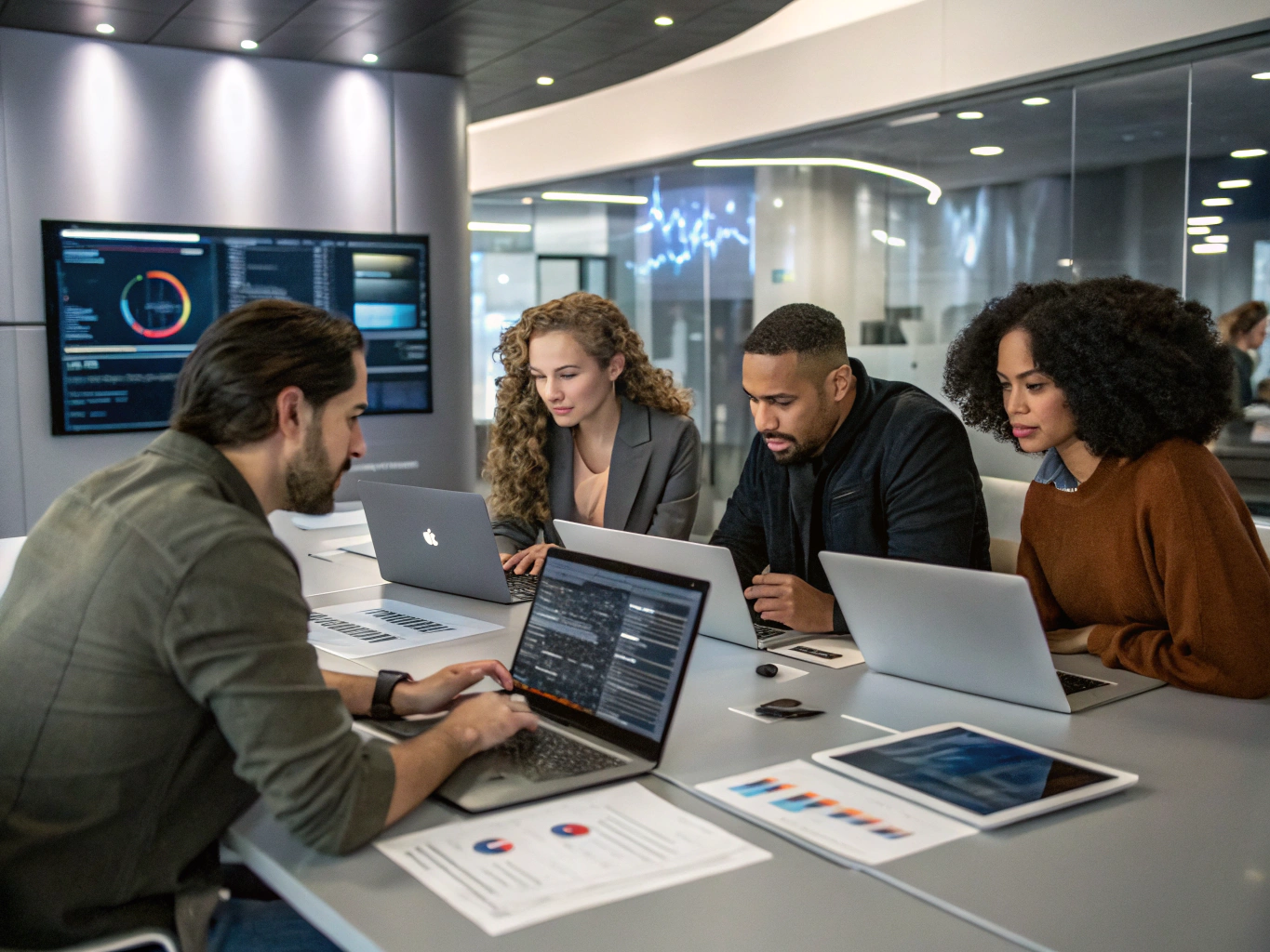Marketing professionals evaluating predictive AI intelligence tools in beta