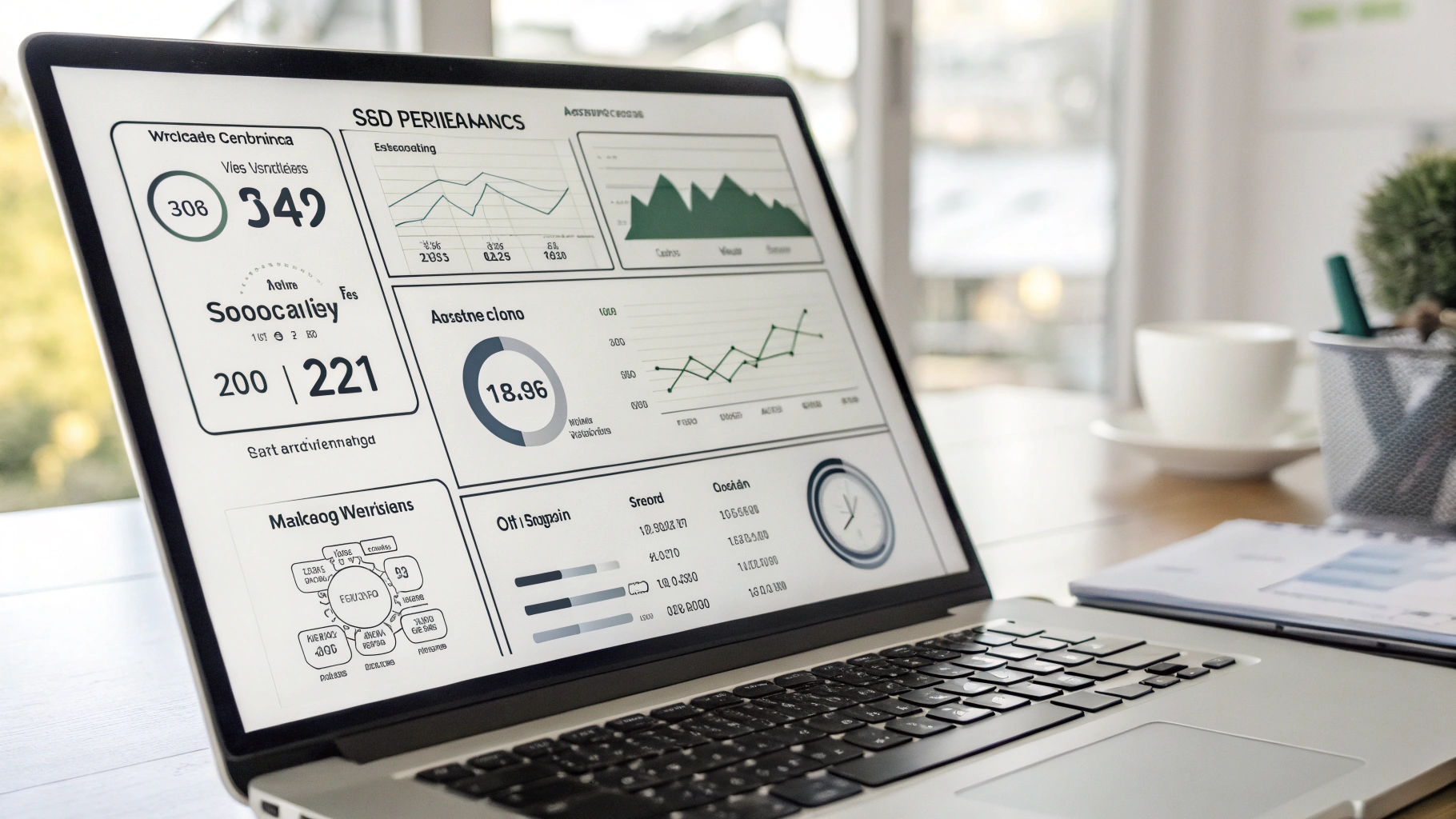Technical SEO audit dashboard analyzing crawl health, indexing status, and Core Web Vitals performance