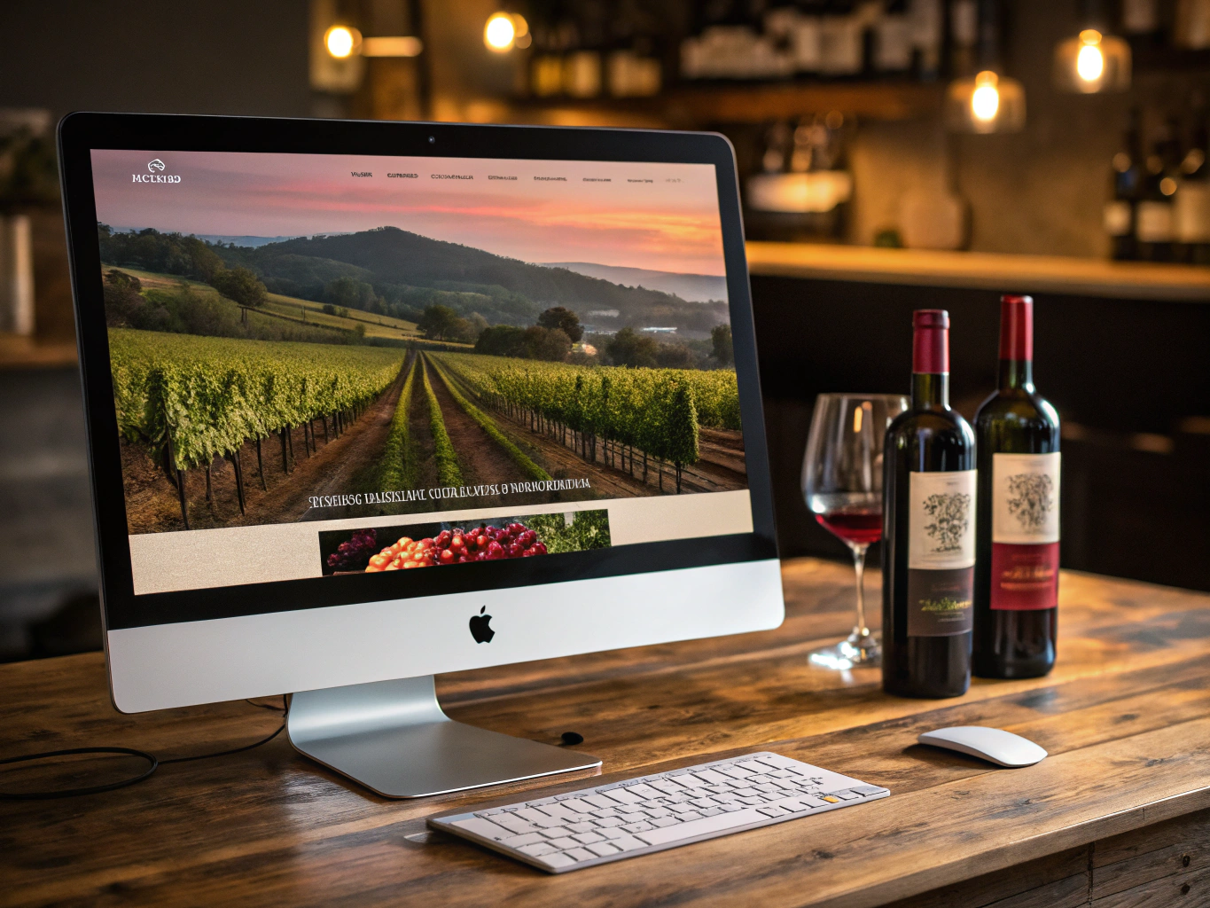 The Best Wine Store ecommerce website design screenshot